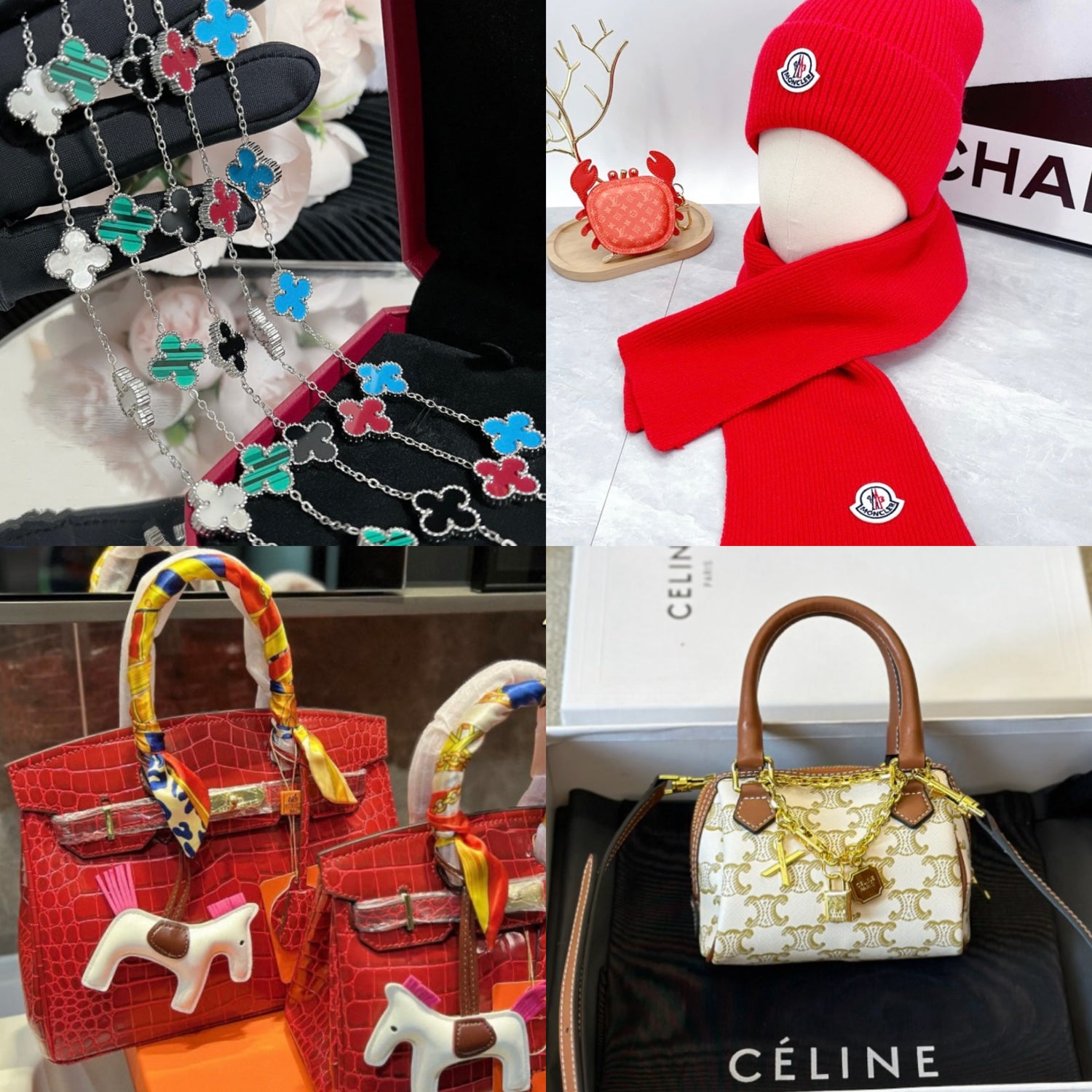 MONCLER/HERMES/CELINE/VAN CLEEF/COLLECTIONS