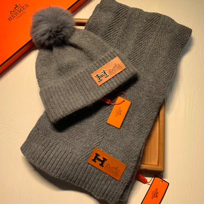 HERMES BEANIE & SCARF SETS