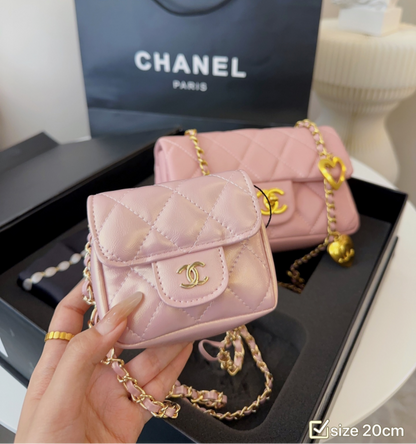 CHANEL BAG SET W/ Bracelet& Silk Scarf