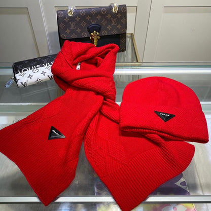 PRADA HAT & SCARF SETS