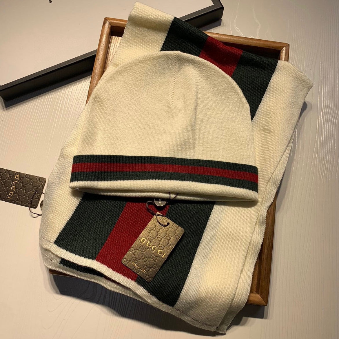 GUCCI BEANIE & SCARF SETS