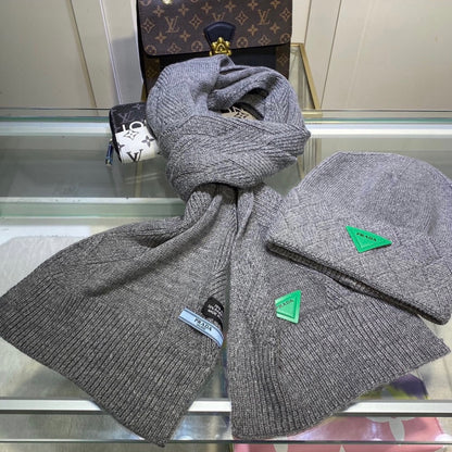 PRADA HAT & SCARF SETS