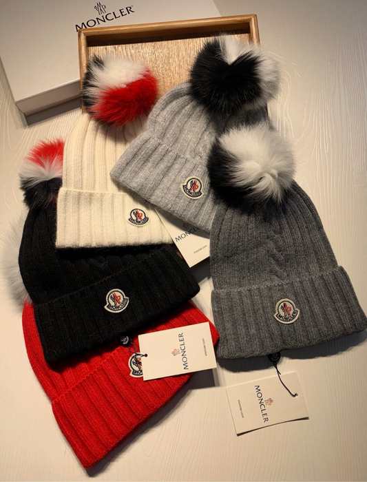 MONCLER BEANIES W/FUR