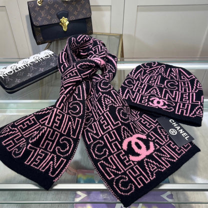 CHANEL BEANIE & SCARF SETS