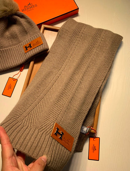 HERMES BEANIE & SCARF SETS