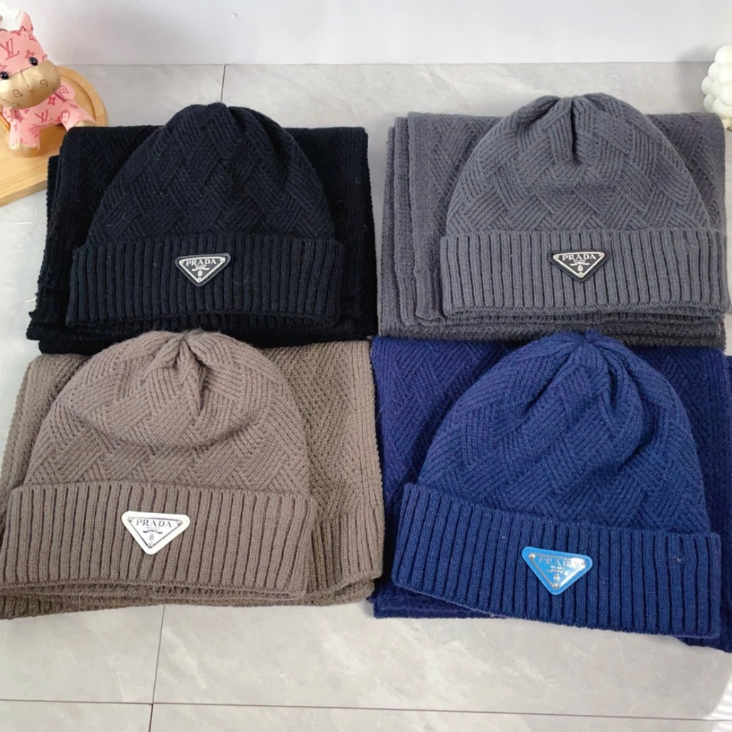 PRADA BEANIE & SCARF SETS