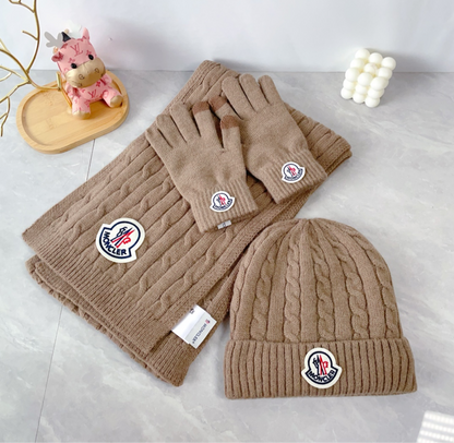 MONCLER HAT SCARF & GLOVES SETS