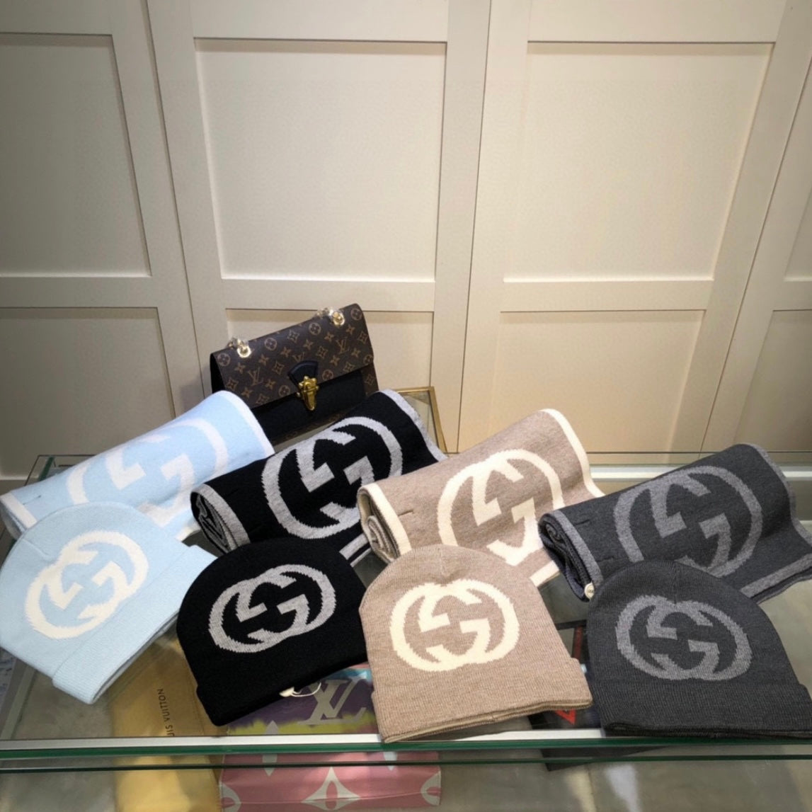 GUCCI BEANIE & SCARF SETS