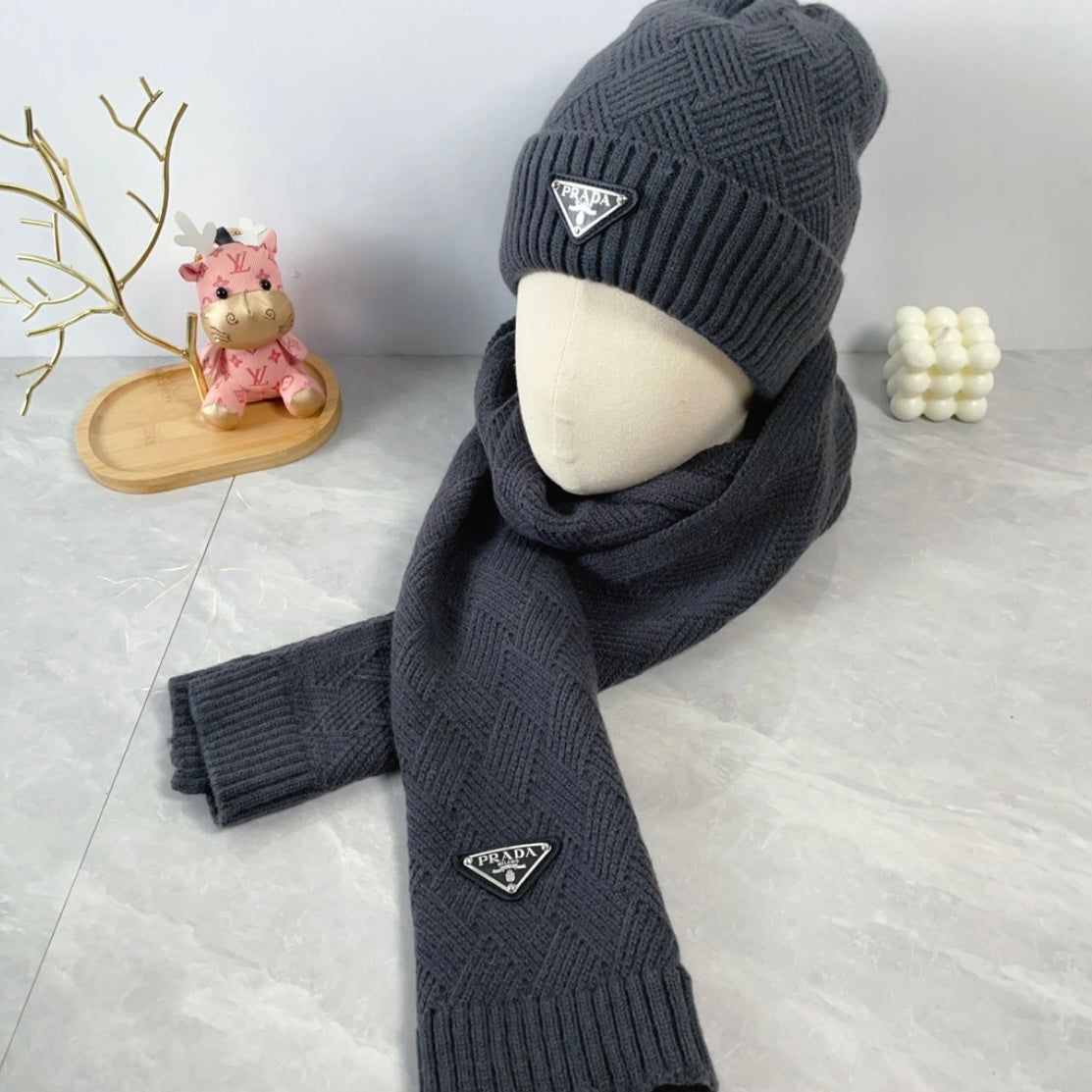 PRADA BEANIE & SCARF SETS