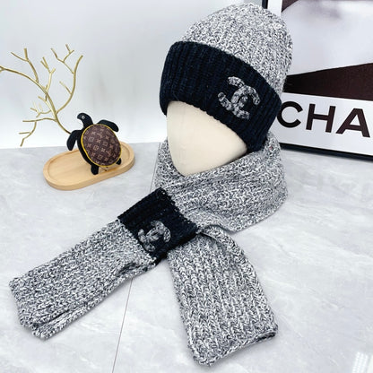 CHANEL BEANIE & SCARF SETS