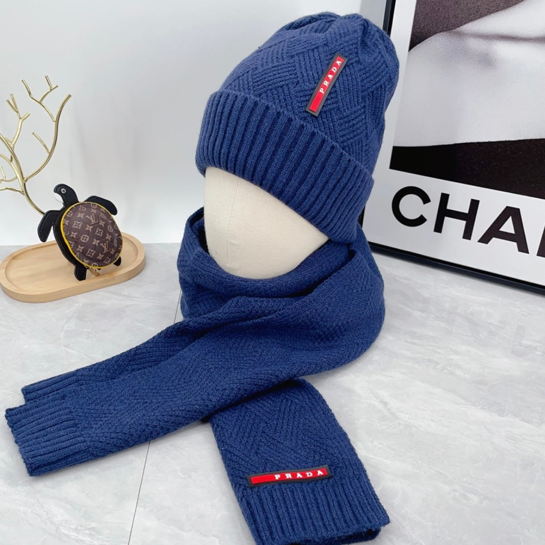 PRADA BEANIE & SCARF SETS