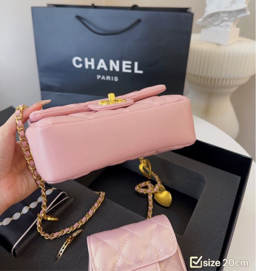 CHANEL BAG SET W/ Bracelet& Silk Scarf